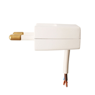 Stikprop V1 (2stk) flad u/jord hvid