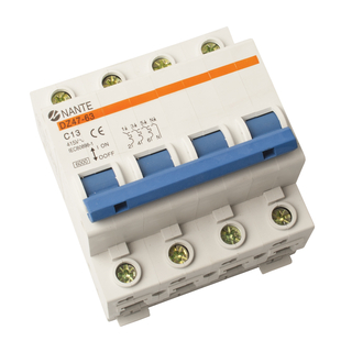 Automatsikring 3P+N 6KA type A/C 10A