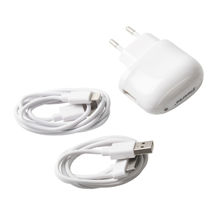 Lader-kit 1A Apple 30-pin/lightning 1mtr