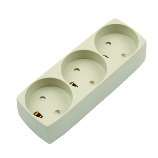 Stikdåse T11 m/jord grå