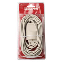 Forlængerledning u/jord 5m grå